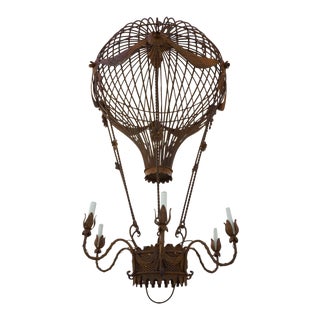 Louis XV Style Hot Air Balloon Chandelier For Sale