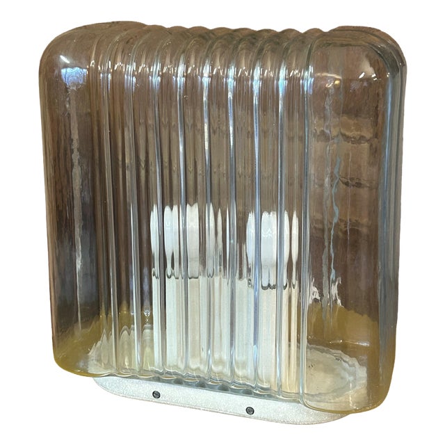 Lari Glass Table Lamp by Angelo Mangiarotti for Artemide, Italy, 1970 For Sale