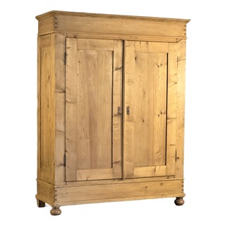Dutch Knockdown Pine Wardrobe | Circa 1880 For Sale