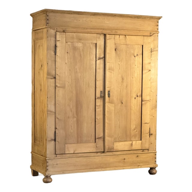 Dutch Knockdown Pine Wardrobe | Circa 1880 For Sale