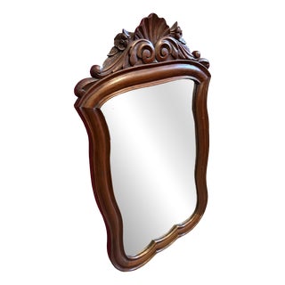 Antique Mirror in Wooden Frame, 1890s For Sale