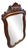 Antique Mirror in Wooden Frame, 1890s For Sale