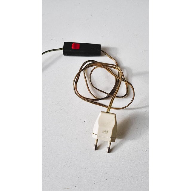 1970s Vintage Italian Table Lamp in Murano Glass, 1975 For Sale - Image 5 of 13