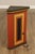 Wood Pair Of Handcrafted Folk Art Painted Pine Corner Cabinets For Sale - Image 7 of 18