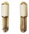Hollywood Regency Wall Sconces from Metalarte, 1970s, Set of 2 For Sale