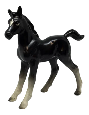 Mid Century Bone China Colt Horse Figurine