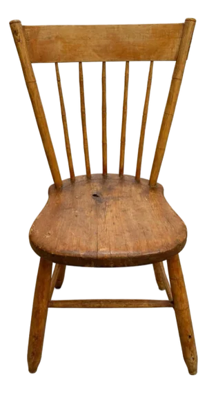 Primitive Windsor Wood Side Chair From the Clark Gable Estate – Christie’s 2006 Provenance