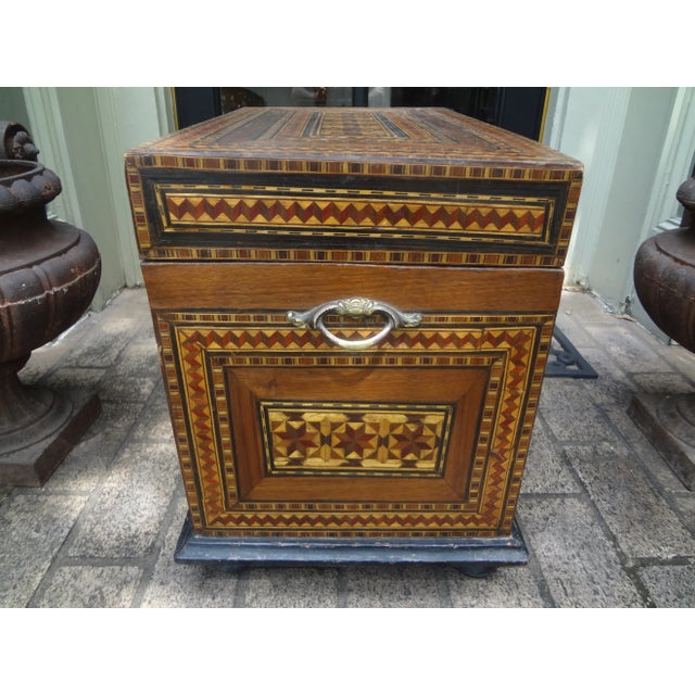 Antique Moroccan Coffer, Trunk or Box For Sale - Image 9 of 13