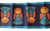 Offered is vintage Christmas-motif table runner by Södahl, Denmark, featuring wood-blocked angels in vivid retro...