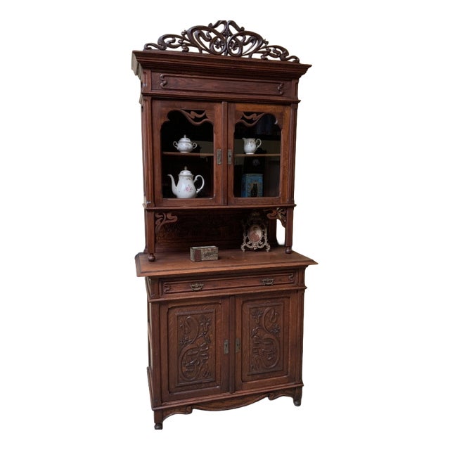 Antique Art Nouveau Buffet, 1900s For Sale