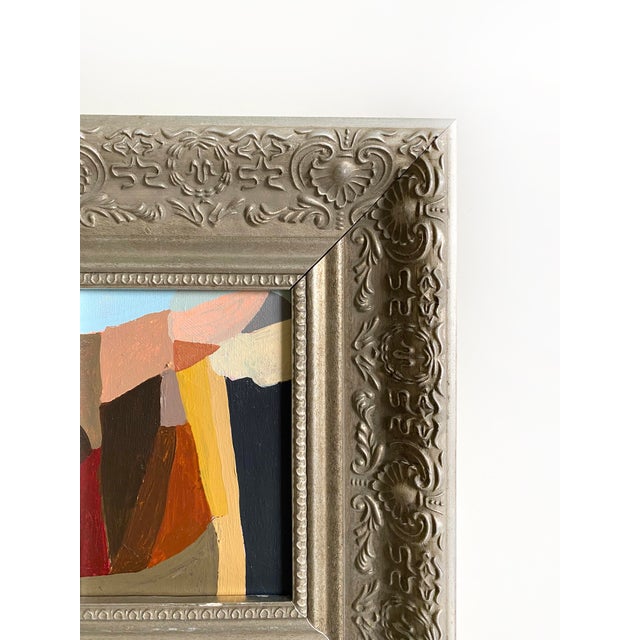 Set of 3 original paintings by Jessalin Beutler, completed in 2025-2026. Each piece is acrylic and collage on canvas...