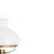 Glass and Crystal Table Lamp in Opaline Glass For Sale - Image 4 of 6
