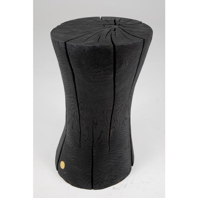 Brutalist Sculptural Side Table by Logniture For Sale - Image 4 of 16