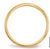 14 Karat Yellow Gold Half Round Classic Wedding Band Solid Ring For Sale - Image 4 of 18