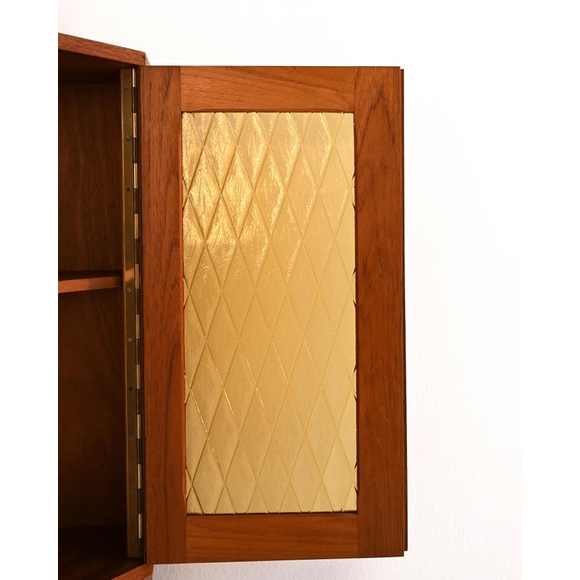 Mid-Century Scandinavian Teak Corner Cabinet, 1950s For Sale - Image 4 of 8