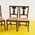 Wooden Chairs with Straw Seat, Set of 4 For Sale - Image 3 of 9