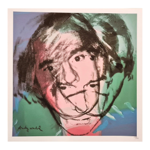 After Andy Warhol, Self Retrato, 1980s, Lithograph