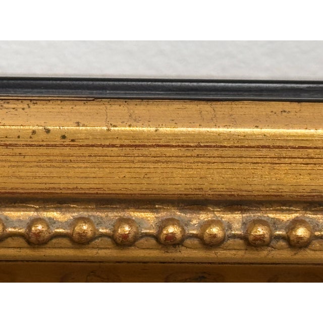 Gold Bespoke Giltwood Beveled Wall Mirror For Sale - Image 8 of 12