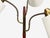 Wood Swedish Modern, Adjustable Floor Lamp, Teak, Brass, Fabric, Sweden, 1970s For Sale - Image 7 of 12
