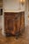 French 1880 French Louis XVI Mahogany Marble Bahut Cabinet For Sale - Image 3 of 14
