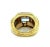 Nouvelle Bague Multicolor Gems 18k Yellow Gold Ring, Size 7 For Sale - Image 4 of 7