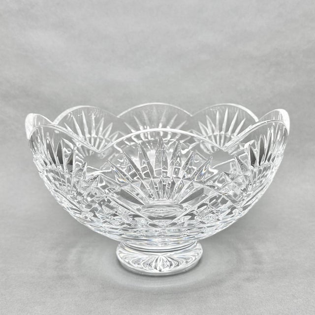 Waterford Crystal Vintage Waterford Irish Crystal America’s Heritage Collection Benjamin Franklin Liberty Bowl For Sale - Image 4 of 10