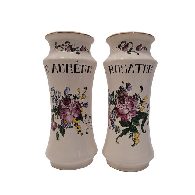 19th Century Albarelos, Strasburg Luneville Porcelain, France For Sale - Image 12 of 12