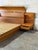 1970s Teak King Platform Bed With Built-in Nightstands and Lights Danish Mid-Century Modern 1970s For Sale - Image 5 of 13