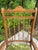 Antique Victorian Early Mission Style Spindle Back Rocking Chair W Upholstered Seat For Sale - Image 6 of 12