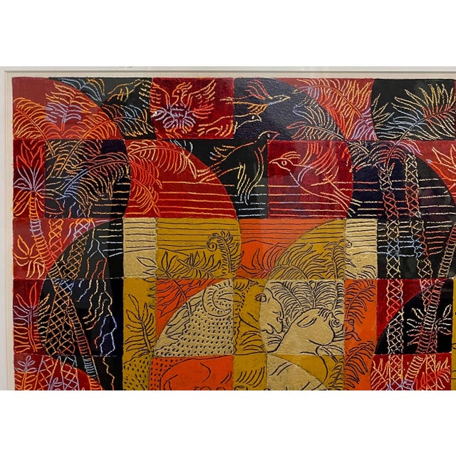 Harry Koursaros, Large Pattern and Decoration Painting Abstract Expressionist Harry Koursaros P&D, 1983 For Sale In Miami - Image 6 of 11