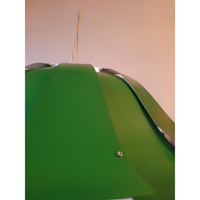 Italian Green Listelli Pendant, 1960s-1970s For Sale - Image 12 of 15