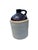 A handsome and authentic American stoneware storage jug dating to the late 19th century, featuring a classic off-...