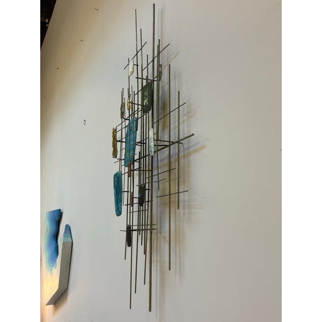 1960s Metal and Enamel Wall Sculpture by Cranbrook Products For Sale In Philadelphia - Image 6 of 7