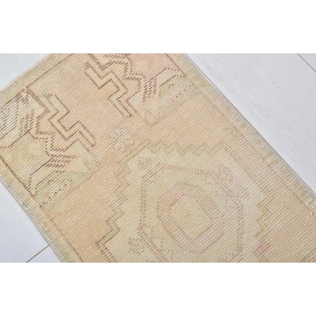 1960s Mid 20th Century Handmade Wool Carpet For Sale - Image 5 of 5