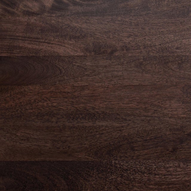 Two-Drawer Walnut Finish Midcentury Style Nightstand For Sale - Image 9 of 9