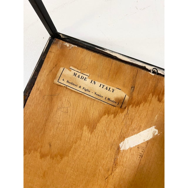 Blue C. 1950s Minimalist Italian Murano Glass Tile Side Tables -- A Pair For Sale - Image 8 of 8