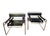 Black Wassily Chairs by Marcel Breuer, 1970s, Set of 2 For Sale - Image 8 of 18