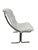 1970s Mid-Century Modern Daystrom White Vinyl Tubular Chrome Dining Chairs - Set of 6 For Sale - Image 5 of 7