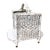 Extra Large French Distressed Woven Wicker Magazine Rack 21" For Sale