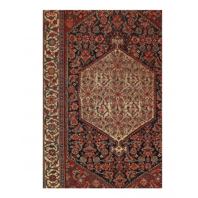 Vintage Persian Bidjar Rug, Origin: Persia – This carpet from the famed village of Bidjar showcases a superlative...