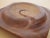 -Beautifully crafted, organic modern bowl / tray sculpture with hand-carved concentric grooves. -Approximate dimensions: 7...