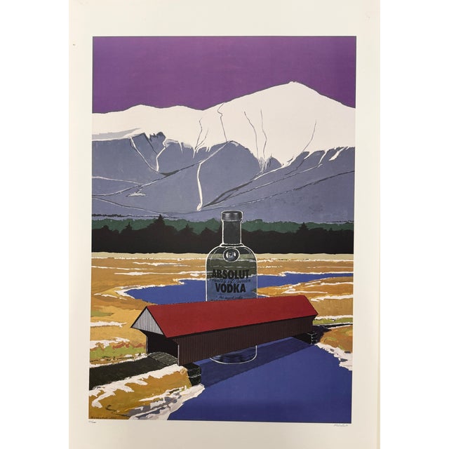 Paper “Absolut Statehood” a Folio of 51 Lithographs Representating Each State, plus DC For Sale - Image 7 of 18