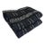 Lg Vintage Malian Black & White Mud Cloth Textile 88" by 62" For Sale