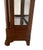 1970s Solid Mahogany Wood and Glass Display Cabinet / Vitrine For Sale - Image 4 of 10