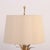 Mid-Century Modern French Brass and Polished Steel Table Lamp Attributed to Maison Charles C 1950. For Sale - Image 3 of 5