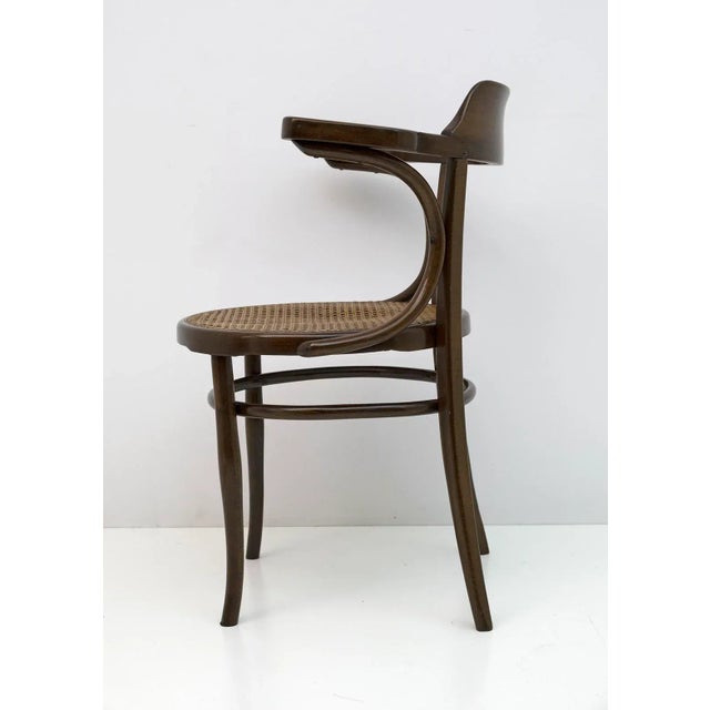 Wood Nr. 704 Office Chair by Jakob & Josef Kohn For Sale - Image 7 of 11