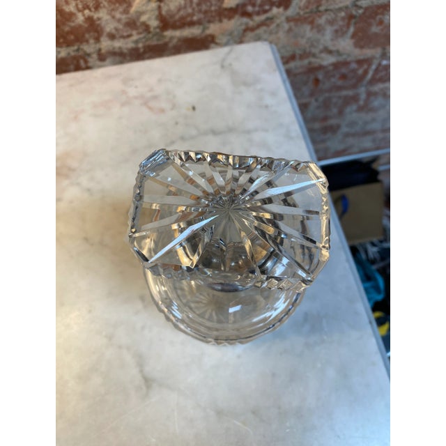 1950s 1950s Decorative Crystal Bottle Made in Italy For Sale - Image 5 of 7