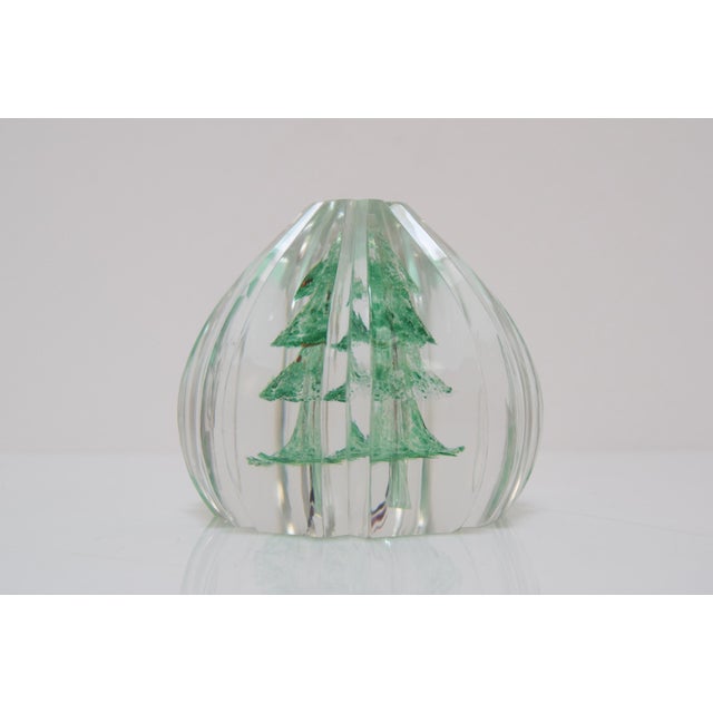 Made in Czechoslovakia Made of Art Glass The paperweight has a small chip on the bottom which is ground so that it does...