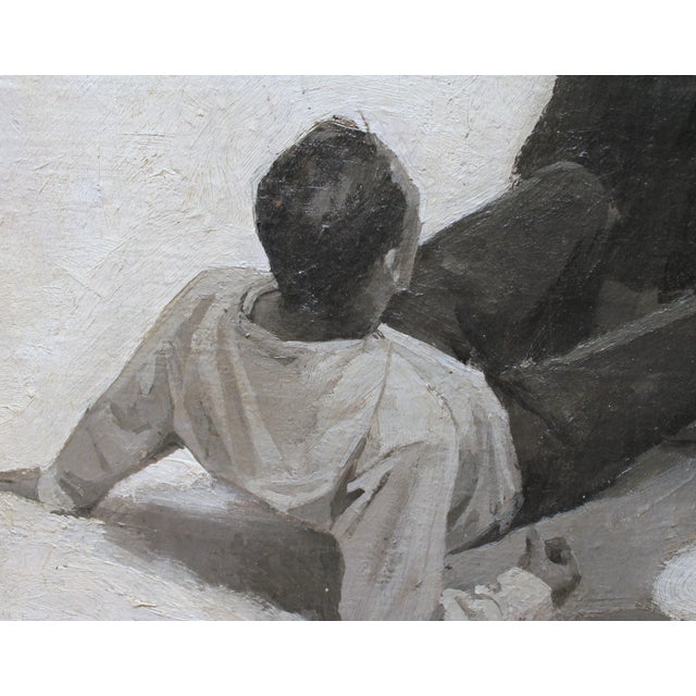 This painting is an illustration by Clifford Glascoe Gaul published for Harper's Bazaar story titled "passions of the...