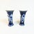 Delft Blue Pottery Trumpet Vases from Boch Royal Sphinx Maastricht, Holland, 1960s, Set of 2 For Sale - Image 18 of 18